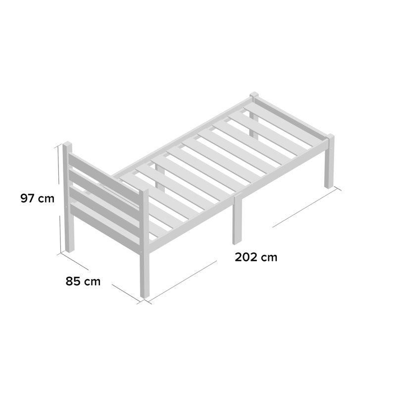 Hazelwood Home Edmonton Bed Frame & Reviews Wayfair.co.uk